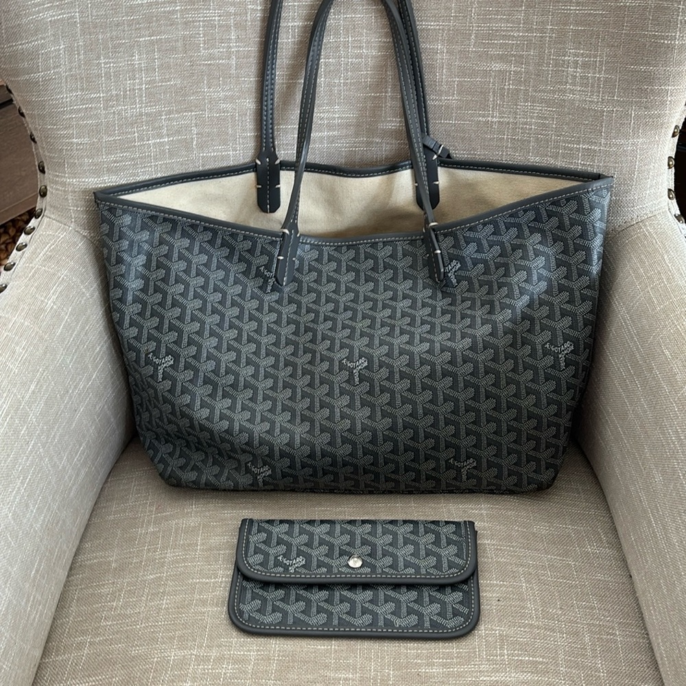 PRICE DROP!!!Gray Tote with Pouchette